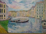 Le Grand Canal  92 x 73 - VENISE
