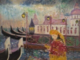 Carnaval aux Gondoles 61 x 46 - VENISE