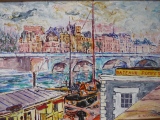 Bateaux Pompes  55 x 38 - PARIS