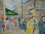 Les Deux Magots 73 x 60 - PARIS