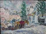 Les fiacres 73 x 60 - MEGEVE