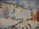 La Montagne 61 x 46 - MEGEVE