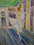 La Danseuse de Profil 50 x 70 - PORTRAITS
