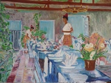 Le Banquet Martinique 100 x 81 - LA MARTINIQUE