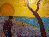 Le piocheur  100 x 73 - LA CAMPAGNE