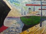 Les Cargos 73 x 54 - PORTS ET BATEAUX