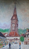 Honfleur 100 x 81 - MAISONS