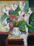 La Chaise au Bouquet 53 x 46 - NATURE MORTE