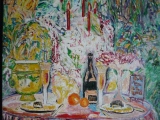 L 'Anniversaire 80 x80 - NATURE MORTE