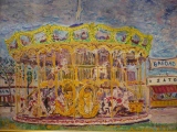 Le Manège Jaune 65 x 50 - PAYSAGE