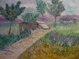 les Gitans 73 x 60 - PAYSAGE